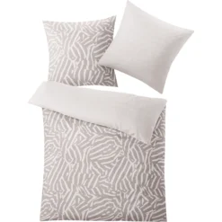 Kleine Wolke Wendebettwäsche »Adria«, (2 Tlg.), Mit Muster Im Zebralook