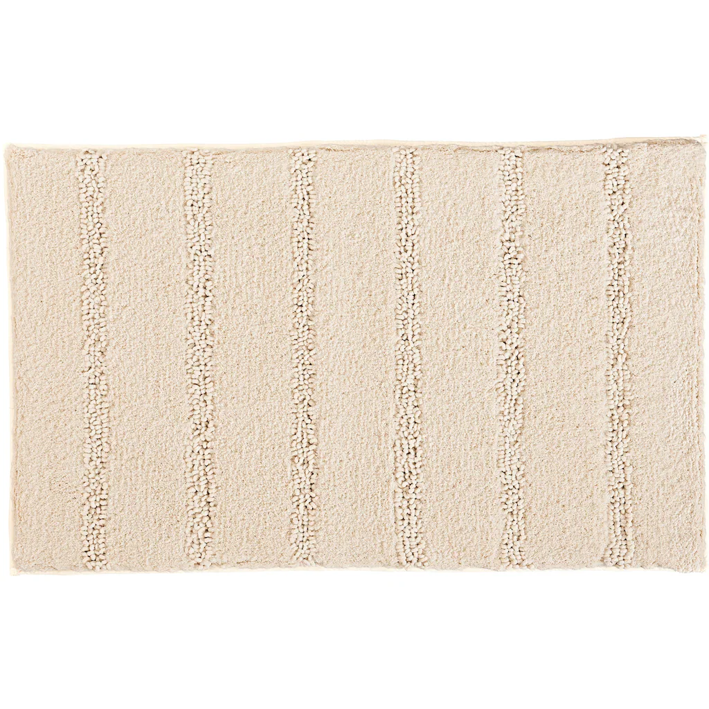 Kleine Wolke Badematte »Monrovia«, Höhe 23 Mm, Rutschhemmend Beschichtet, Fußbodenheizungsgeeignet, Badteppich, Uni Farben, Gestreift, Aus Mikrofaser, Waschbar 3 Kleine Wolke Badematte »Monrovia«, Höhe 23 Mm, Rutschhemmend Beschichtet, Fußbodenheizungsgeeignet, Badteppich, Uni Farben, Gestreift, Aus Mikrofaser, Waschbar – Bild 3