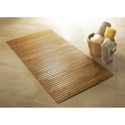 Kleine Wolke Badematte »Bambus Holzmatte«, Höhe 5 Mm, Rutschhemmend Beschichtet, Fußbodenheizungsgeeignet, 100% Bambus 5 Kleine Wolke Badematte »Bambus Holzmatte«, Höhe 5 Mm, Rutschhemmend Beschichtet, Fußbodenheizungsgeeignet, 100% Bambus -Kleine Wolke ded7890ca25bb0279a1a3e4a81f1b316