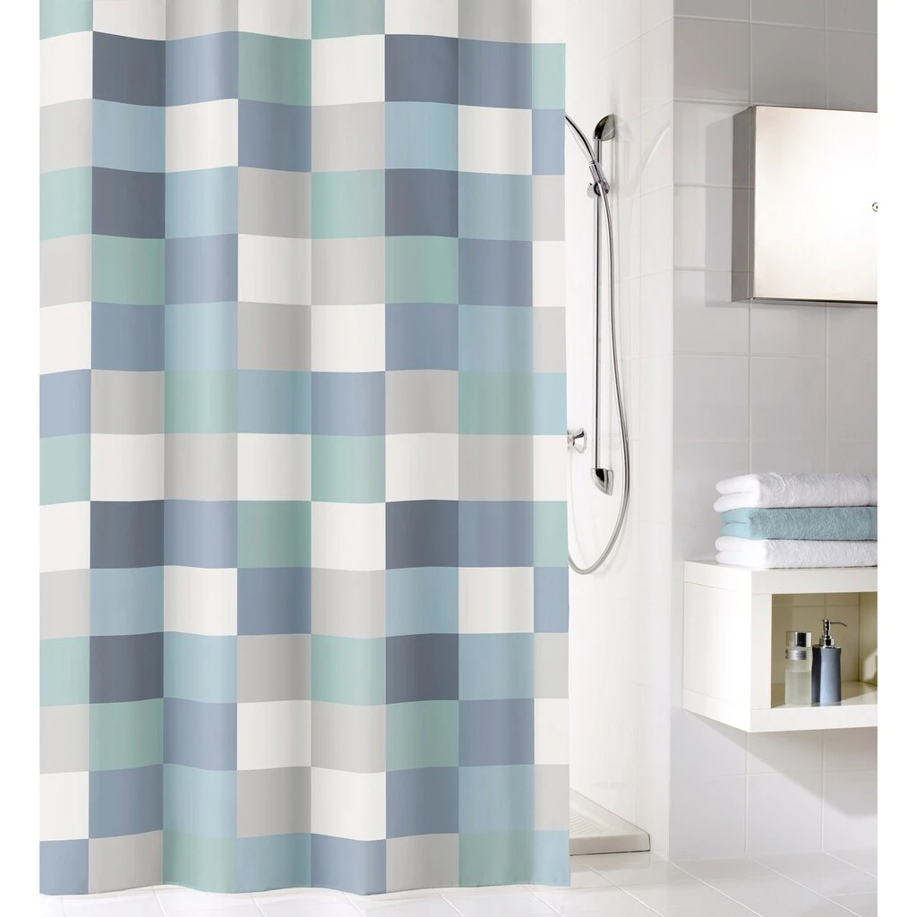 Kleine Wolke Duschvorhang »Check«, (1 Tlg.), Inklusive Duschvorhangringe 1 Kleine Wolke Duschvorhang »Check«, (1 Tlg.), Inklusive Duschvorhangringe