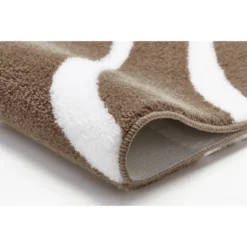 Kleine Wolke Badematte »Flame«, Höhe 15 Mm, Rutschhemmend Beschichtet, Fußbodenheizungsgeeignet, Badteppich, Wellen Design -Kleine Wolke e7177100fde392758fb9d8b7490cf033