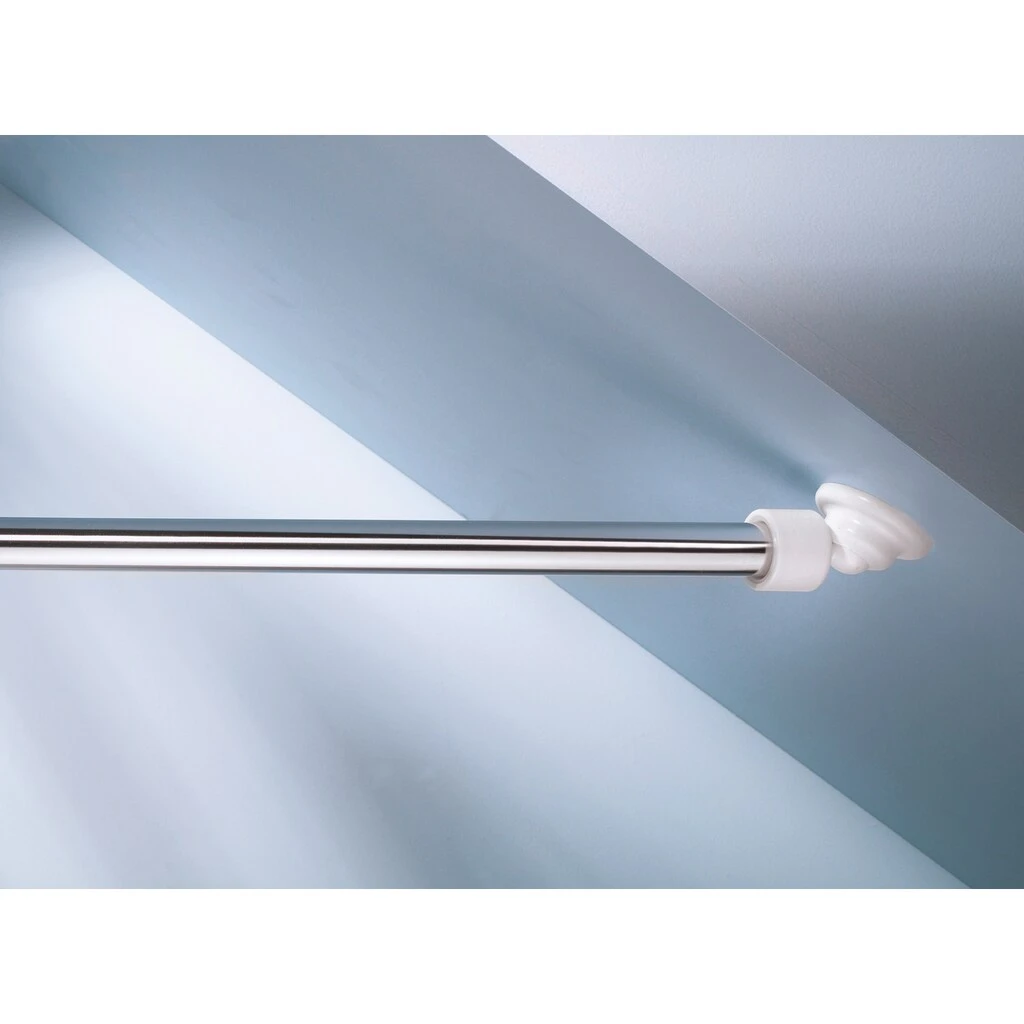 Kleine Wolke Wandmontage-Set »Schrägwand-Montageaufsatz«, Zur Montage Von Duschvorhangstangen An Schräge Wände 2 Kleine Wolke Wandmontage-Set »Schrägwand-Montageaufsatz«, Zur Montage Von Duschvorhangstangen An Schräge Wände – Bild 2