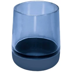 Kleine Wolke Zahnputzbecher »Belly«, (1 St.), Hochwertige Accessoire Serie Aus Glas Mit Silikon Fuß