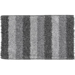 Kleine Wolke Badematte »Lounge«, Höhe 24 Mm, Rutschhemmend Beschichtet, Fußbodenheizungsgeeignet, Badteppich, Fransenflor, Gestreift, Leichter Glanzeffekt, Waschbar -Kleine Wolke f5dc8fb049d753b8aaab8b4d1b8ae473