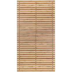 Kleine Wolke Badematte »Level Holzmatte«, Höhe 8 Mm, Rutschhemmend Beschichtet, Fußbodenheizungsgeeignet, 100% Bambus